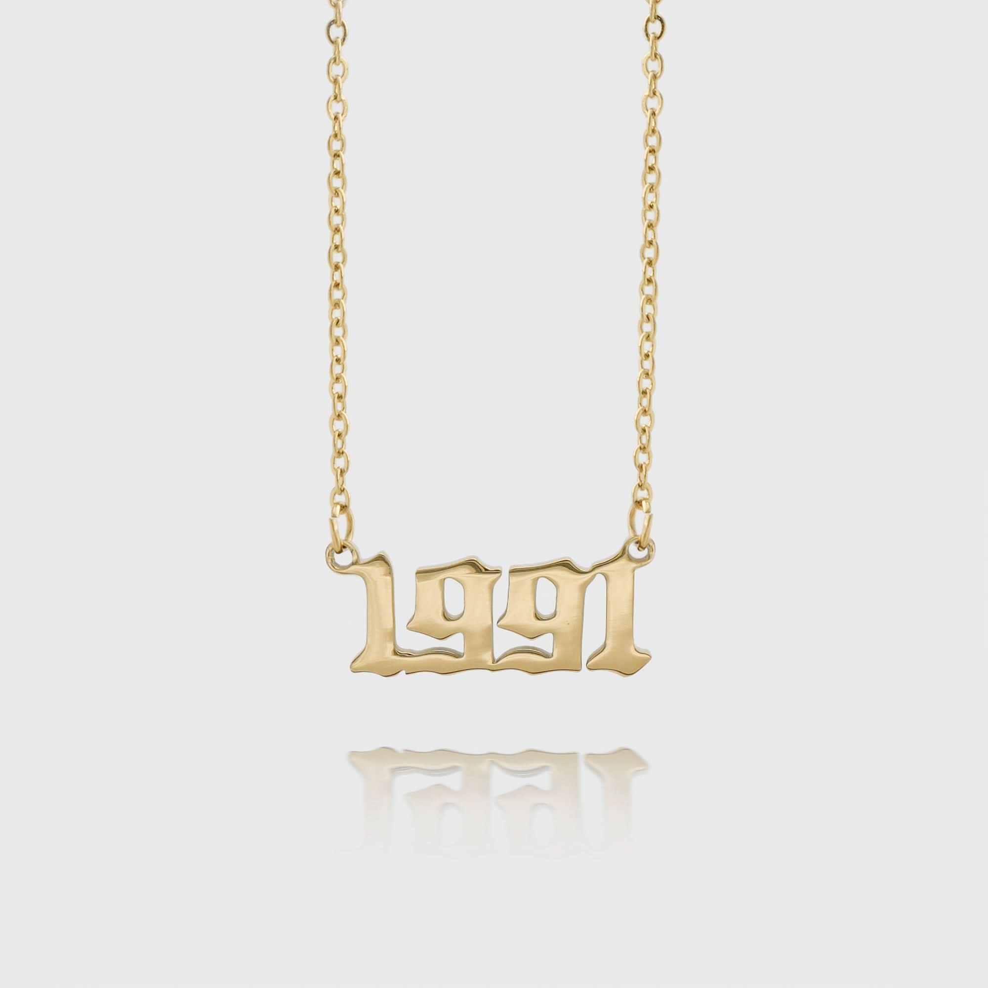 Birth Year Necklace