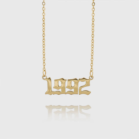 Birth Year Necklace