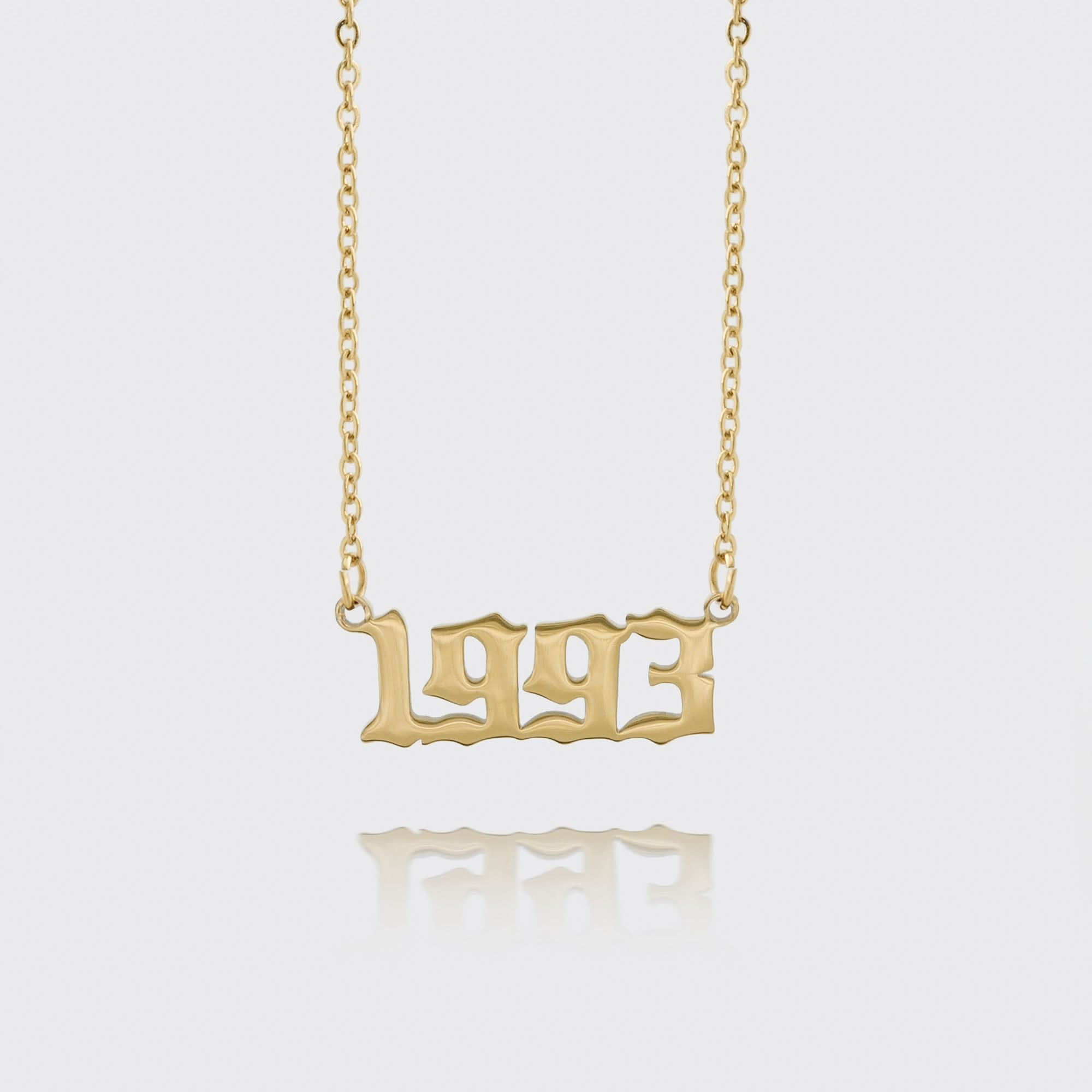 Birth Year Necklace