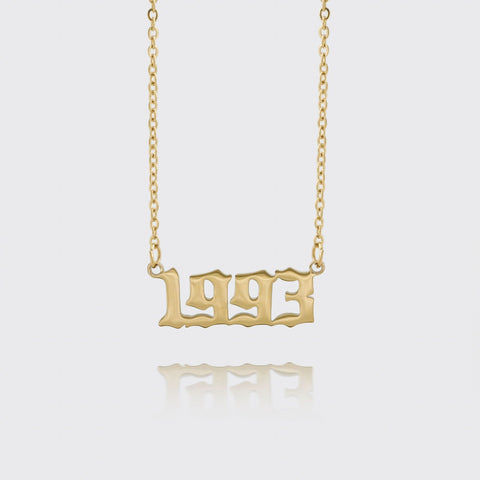 Birth Year Necklace