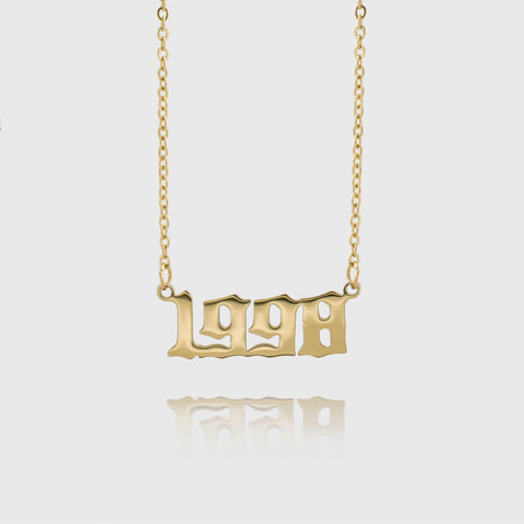 Birth Year Necklace