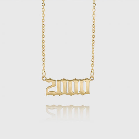 Birth Year Necklace