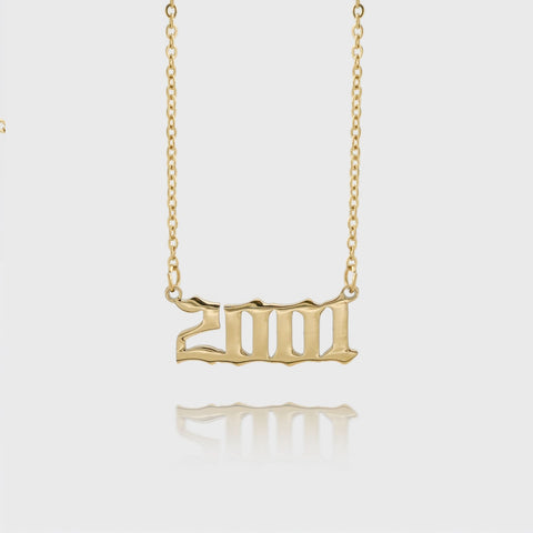 Birth Year Necklace