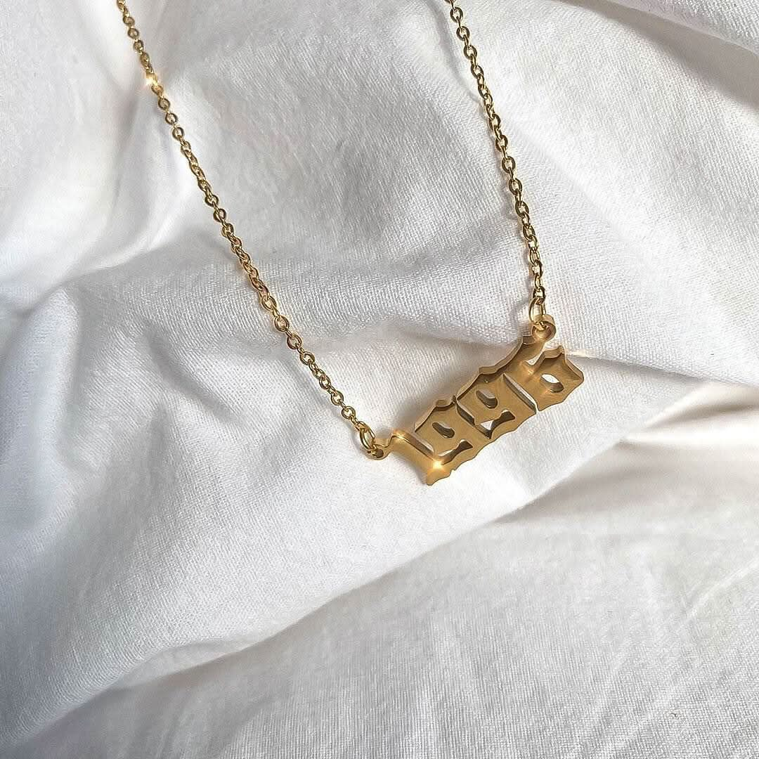 Birth Year Necklace