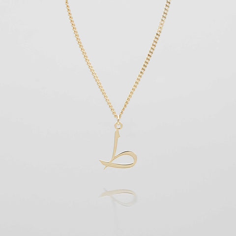 Arabic Initial Necklace