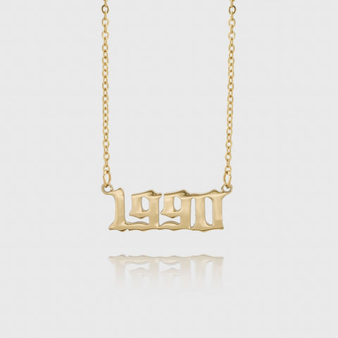 Birth Year Necklace